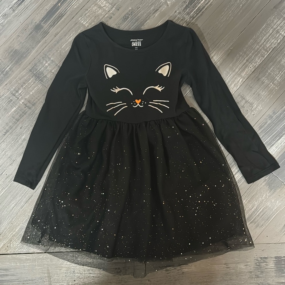 Halloween cat dress. Size 3t.